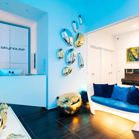 Skyhouse Chiaia Alojamento de Acomodação e Pequeno-almoço 4*